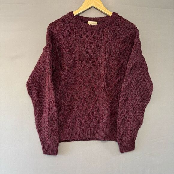 Reflectory British Inspired Men’s Red Knit Swearer Size Medium 100% Acrylic - Picture 1 of 9